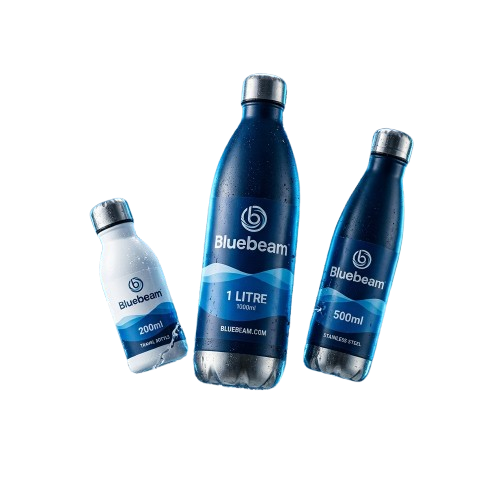 Bluebeam water bottles